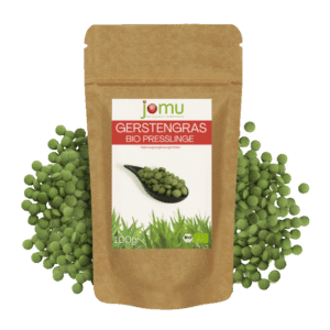 Grüne Stärke _to go_ - jomu&reg; Bio Gerstengras Presslinge- 100g